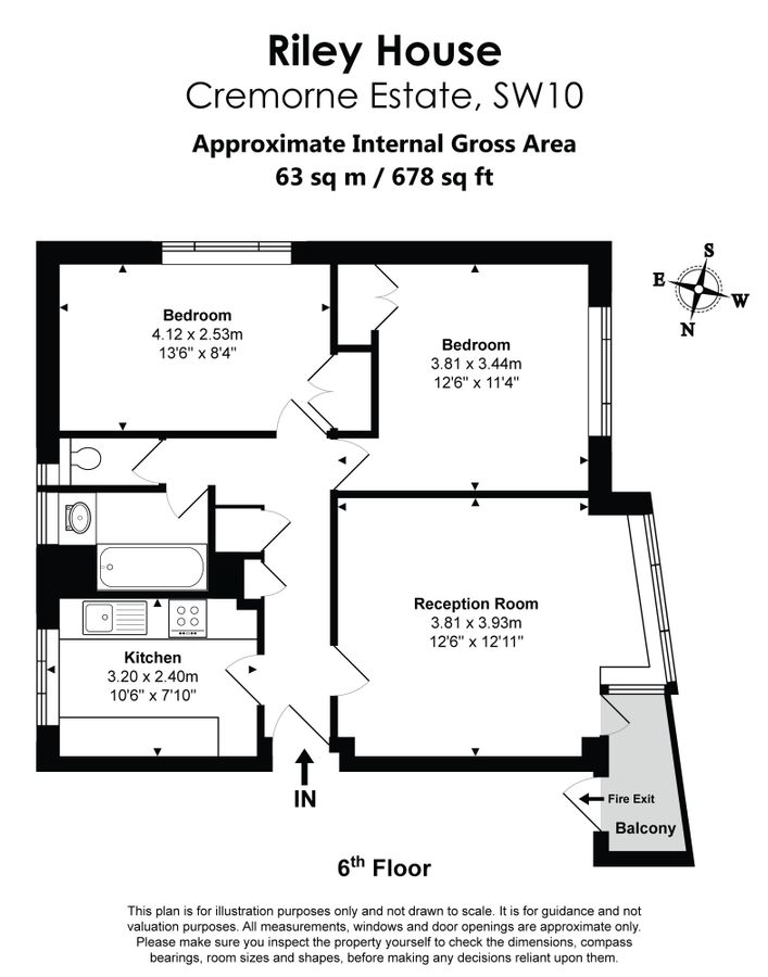 Квартира в Лондоне, Великобритания, 63 м² - фото 12