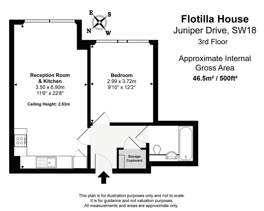Квартира в Лондоне, Великобритания, 47 м² - фото 12