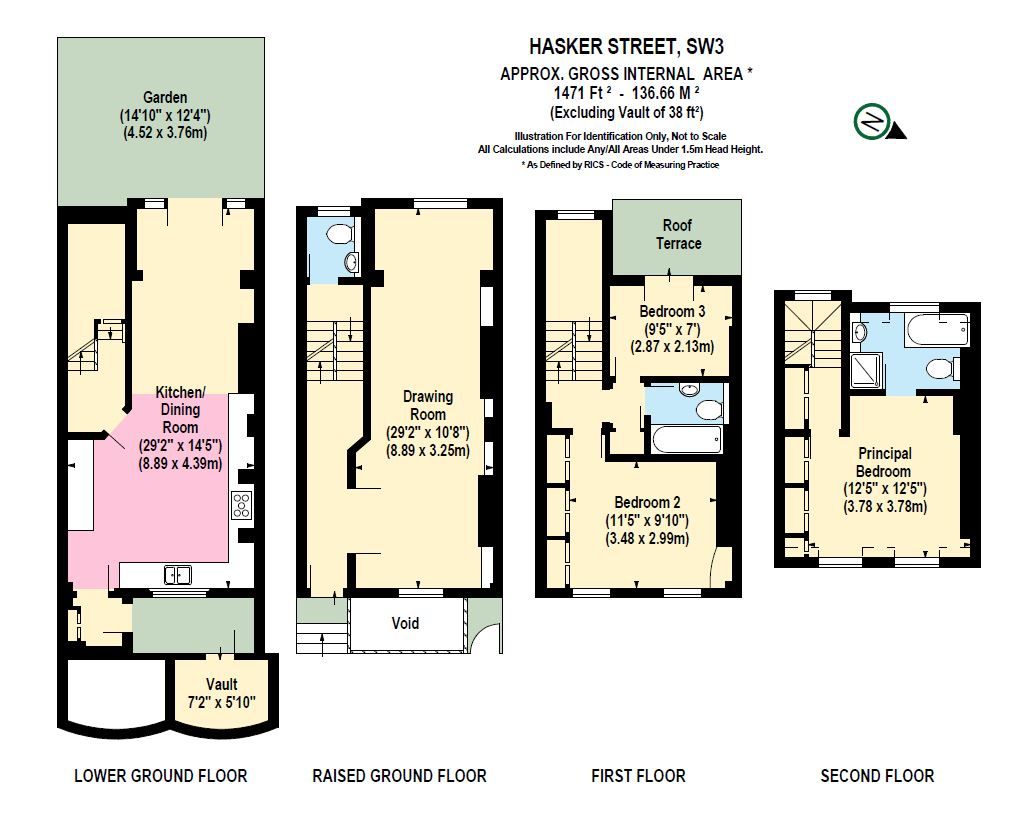 Квартира в Лондоне, Великобритания, 137 м² - фото 12