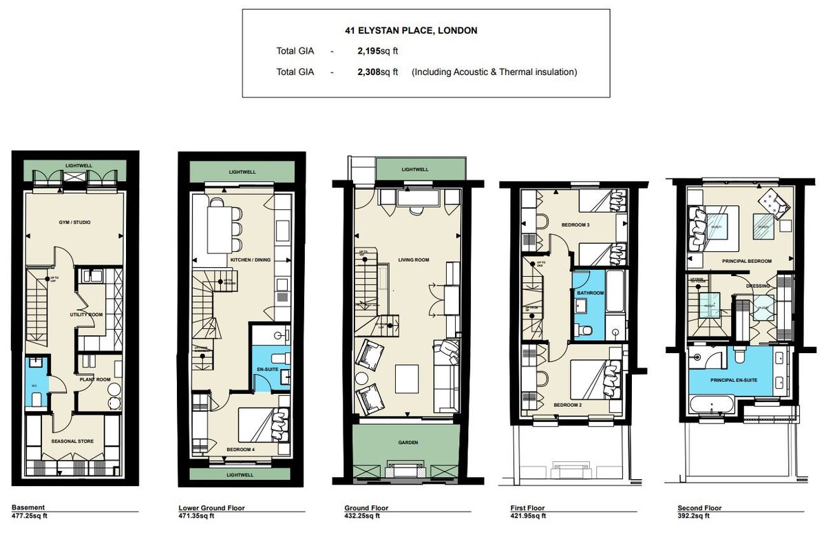 Квартира в Лондоне, Великобритания, 204 м² - фото 12