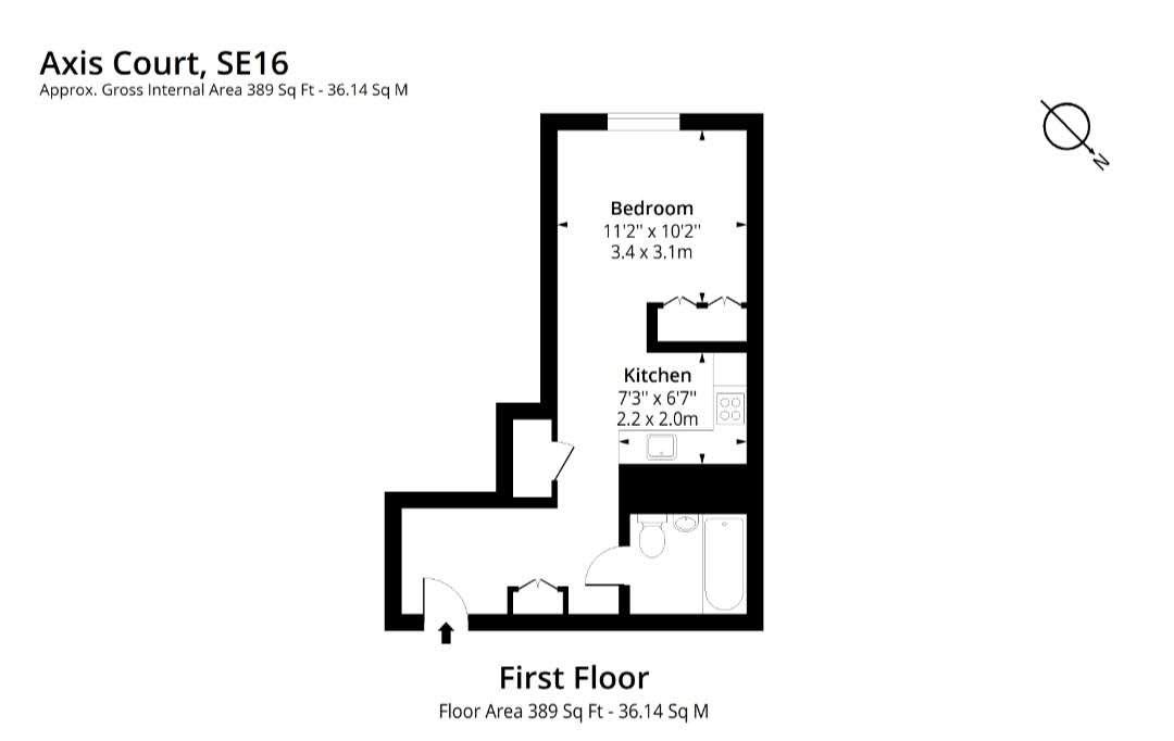 Квартира в Лондоне, Великобритания, 36 м² - фото 8