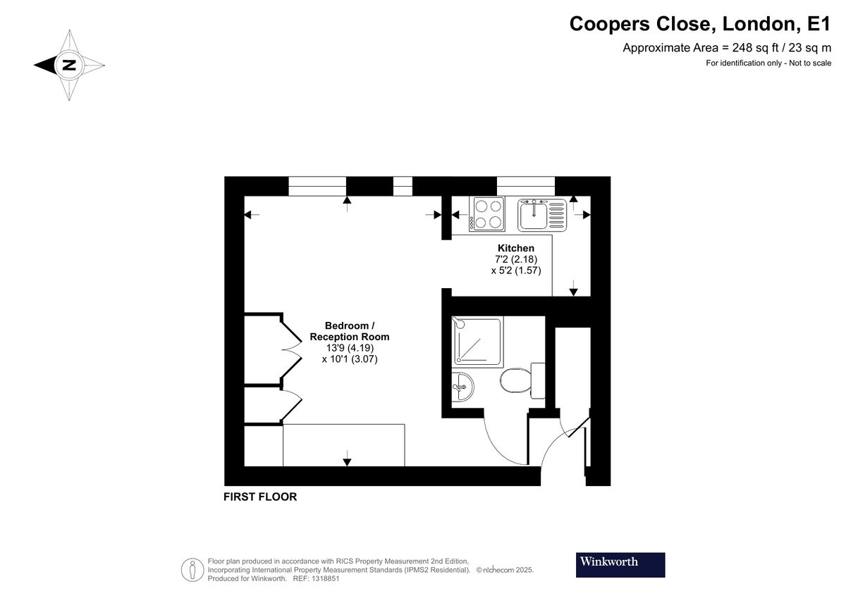 Квартира в Лондоне, Великобритания, 23 м² - фото 12