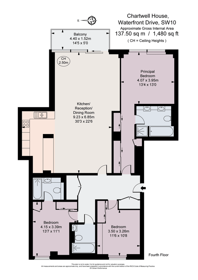 Квартира в Лондоне, Великобритания, 138 м² - фото 12