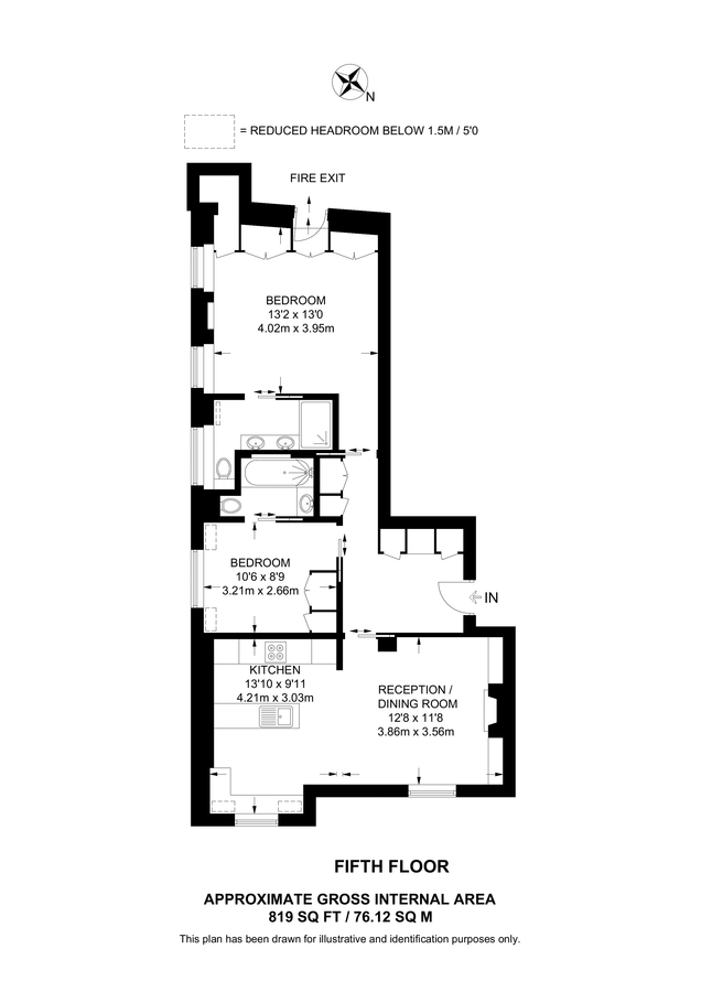 Квартира в Лондоне, Великобритания, 76 м² - фото 12