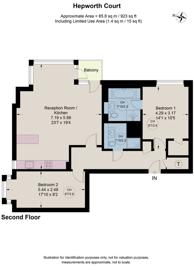 Квартира в Лондоне, Великобритания, 86 м² - фото 13