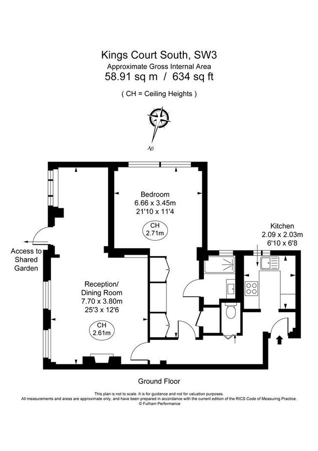 Квартира в Лондоне, Великобритания, 59 м² - фото 13