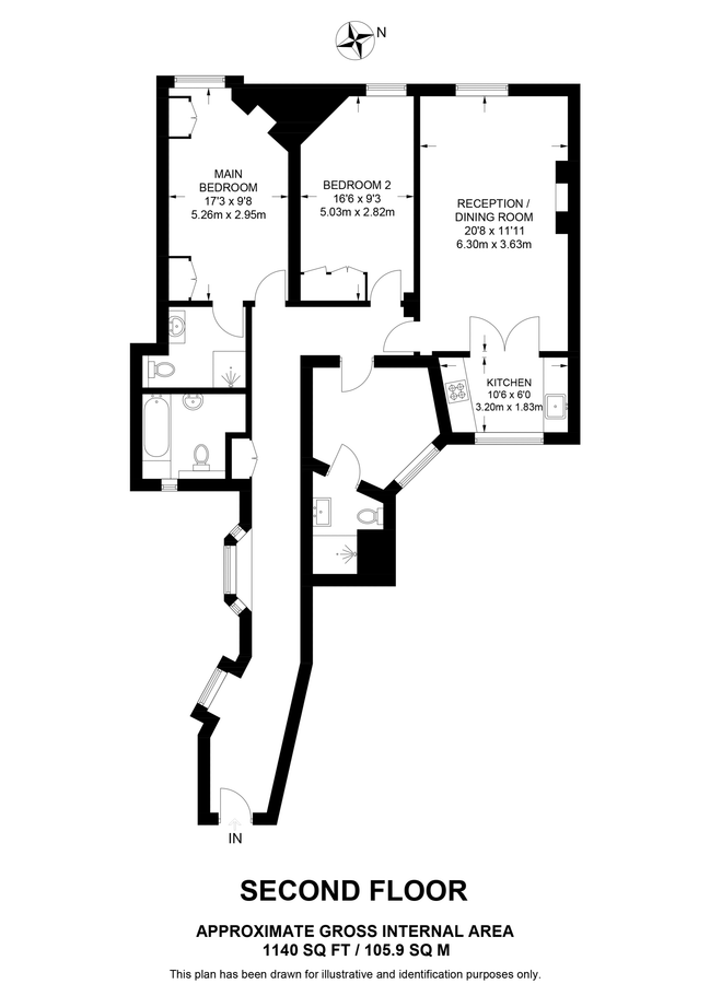 Квартира в Лондоне, Великобритания, 106 м² - фото 13
