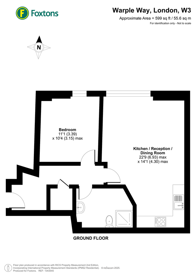Квартира в Лондоне, Великобритания, 56 м² - фото 13