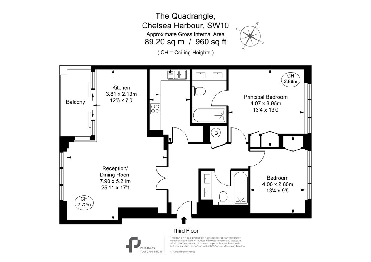 Квартира в Лондоне, Великобритания, 89 м² - фото 13