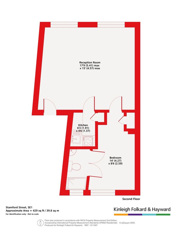 Квартира в Лондоне, Великобритания, 40 м² - фото 13