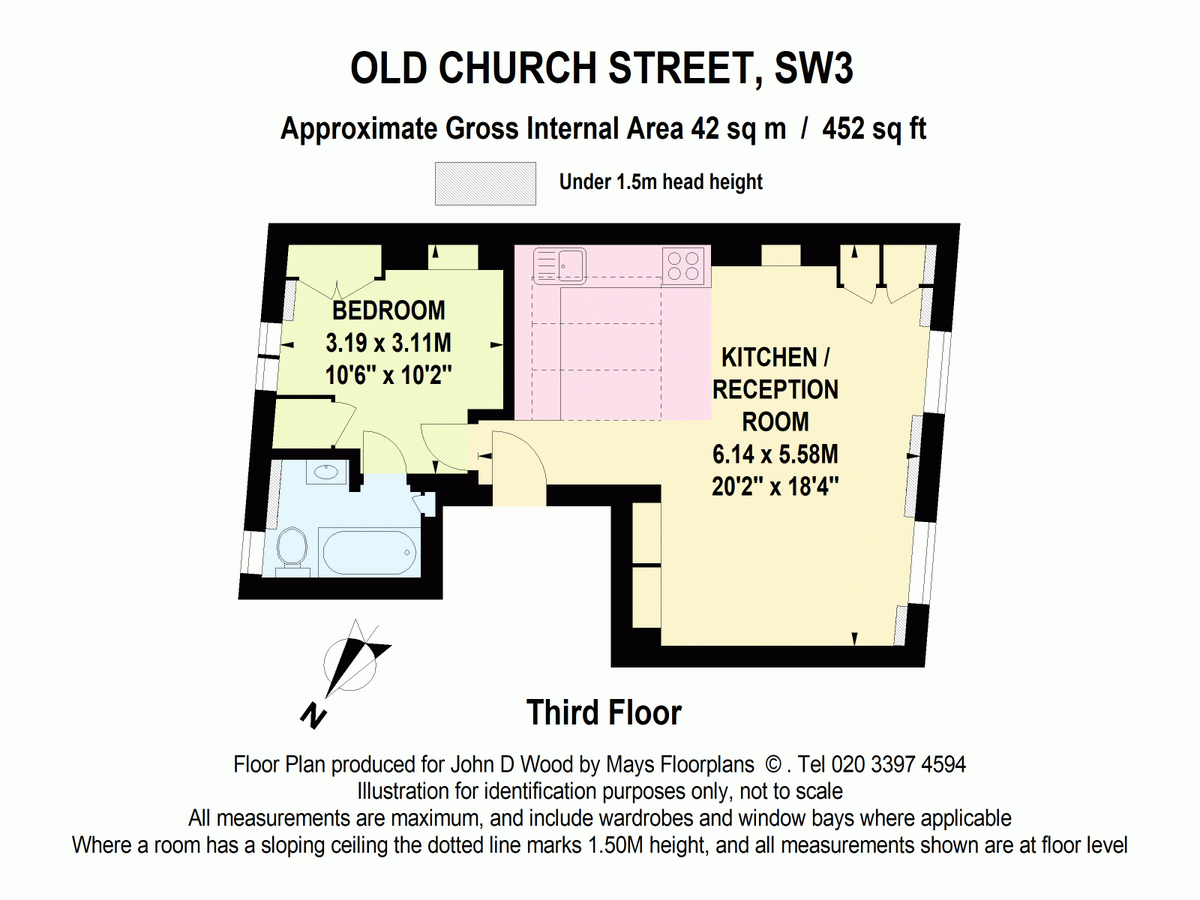 Квартира в Лондоне, Великобритания, 42 м² - фото 12