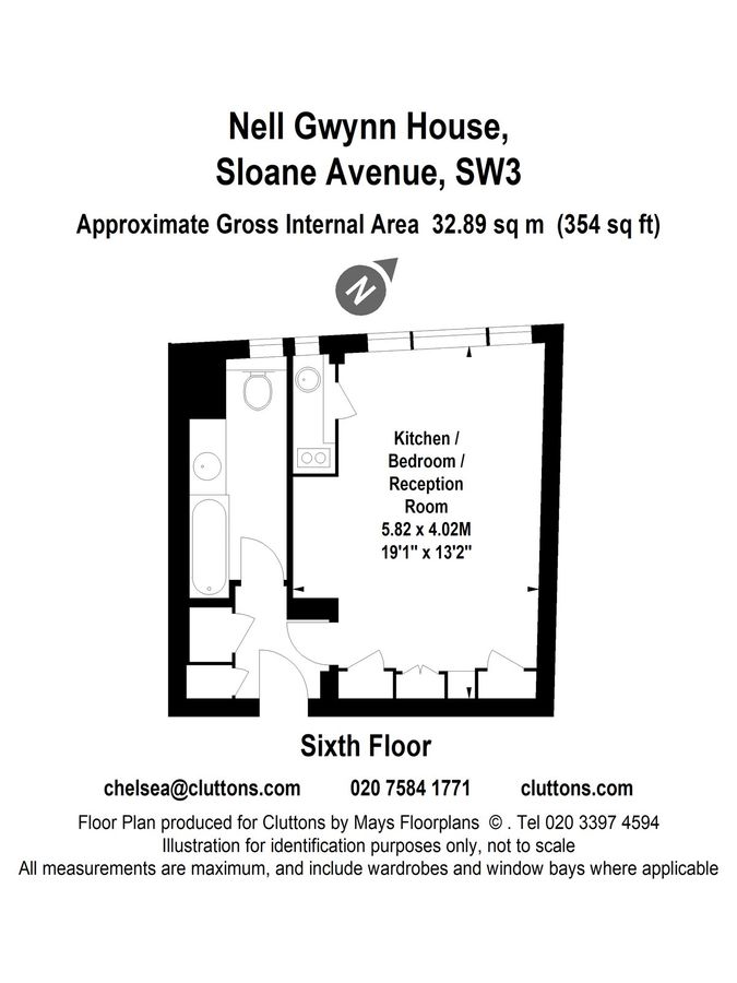 Квартира в Лондоне, Великобритания, 33 м² - фото 13