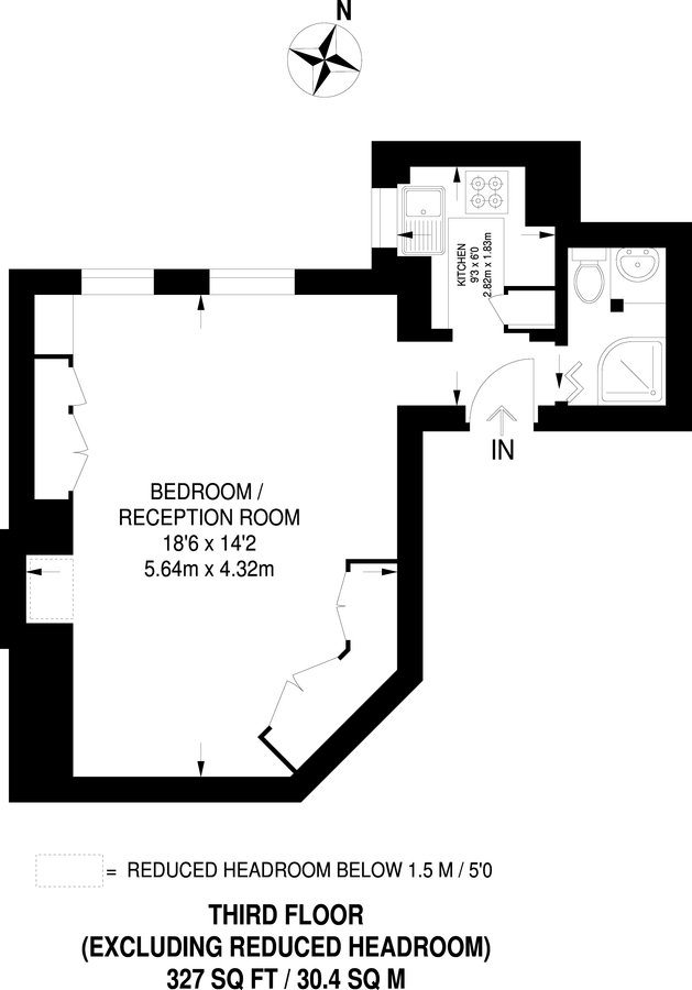 Квартира в Лондоне, Великобритания, 30 м² - фото 13