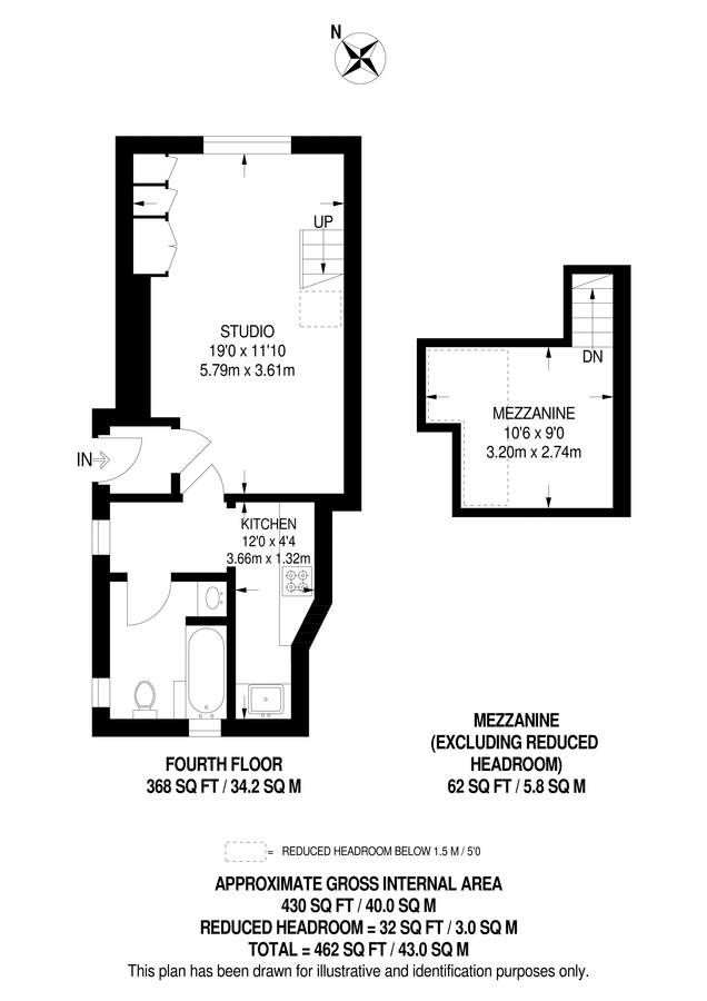Квартира в Лондоне, Великобритания, 43 м² - фото 13