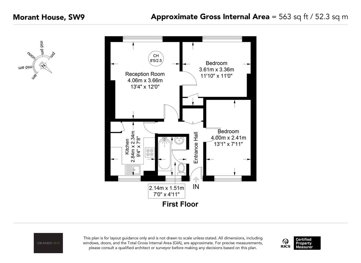 Квартира в Лондоне, Великобритания, 52 м² - фото 14