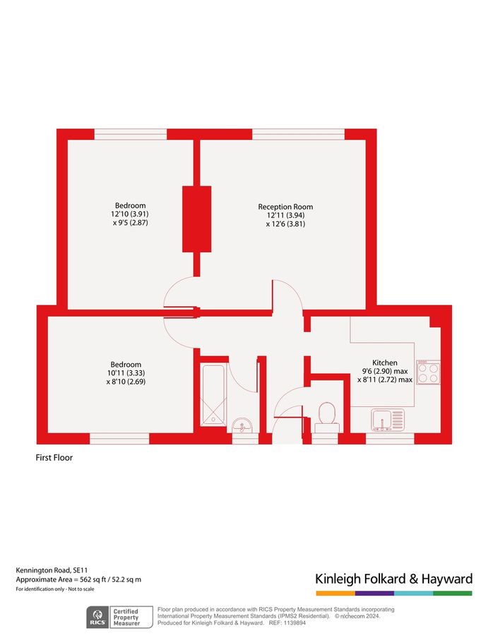 Квартира в Лондоне, Великобритания, 52 м² - фото 14