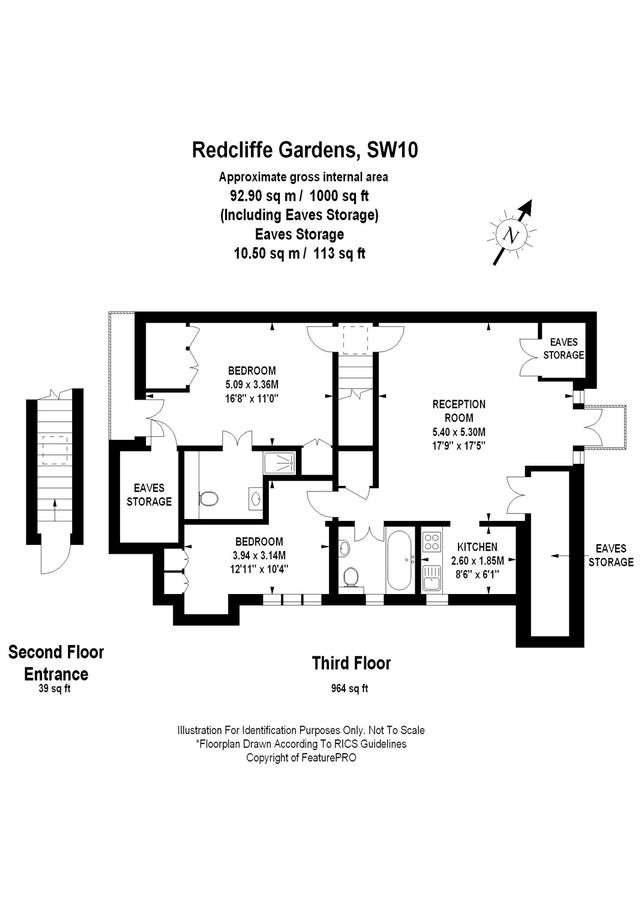 Квартира в Лондоне, Великобритания, 93 м² - фото 14