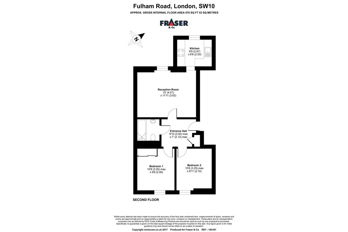 Квартира в Лондоне, Великобритания, 63 м² - фото 14