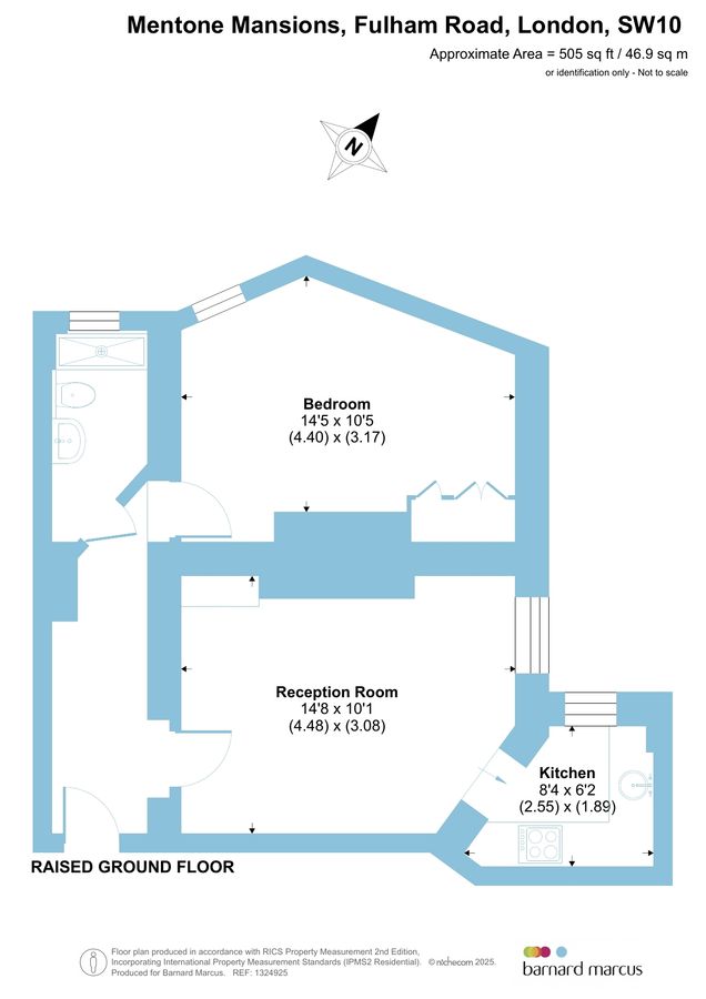Квартира в Лондоне, Великобритания, 47 м² - фото 14