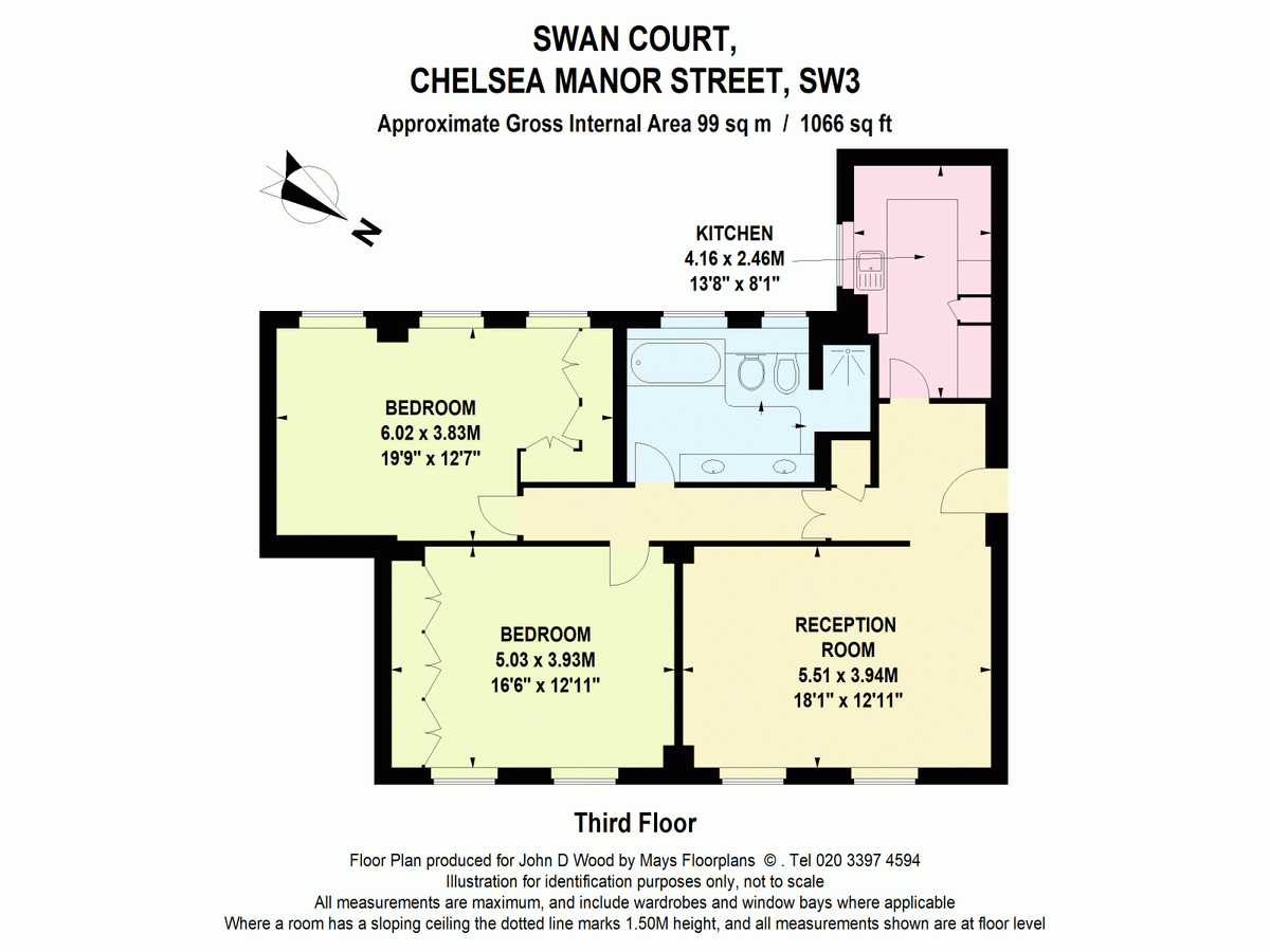 Квартира в Лондоне, Великобритания, 99 м² - фото 13
