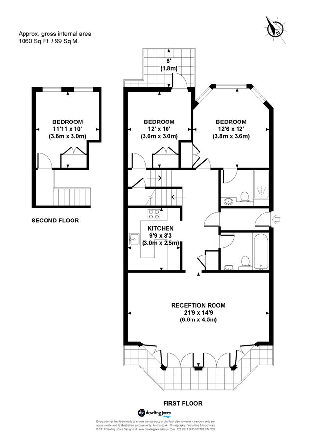 Квартира в Лондоне, Великобритания, 99 м² - фото 14
