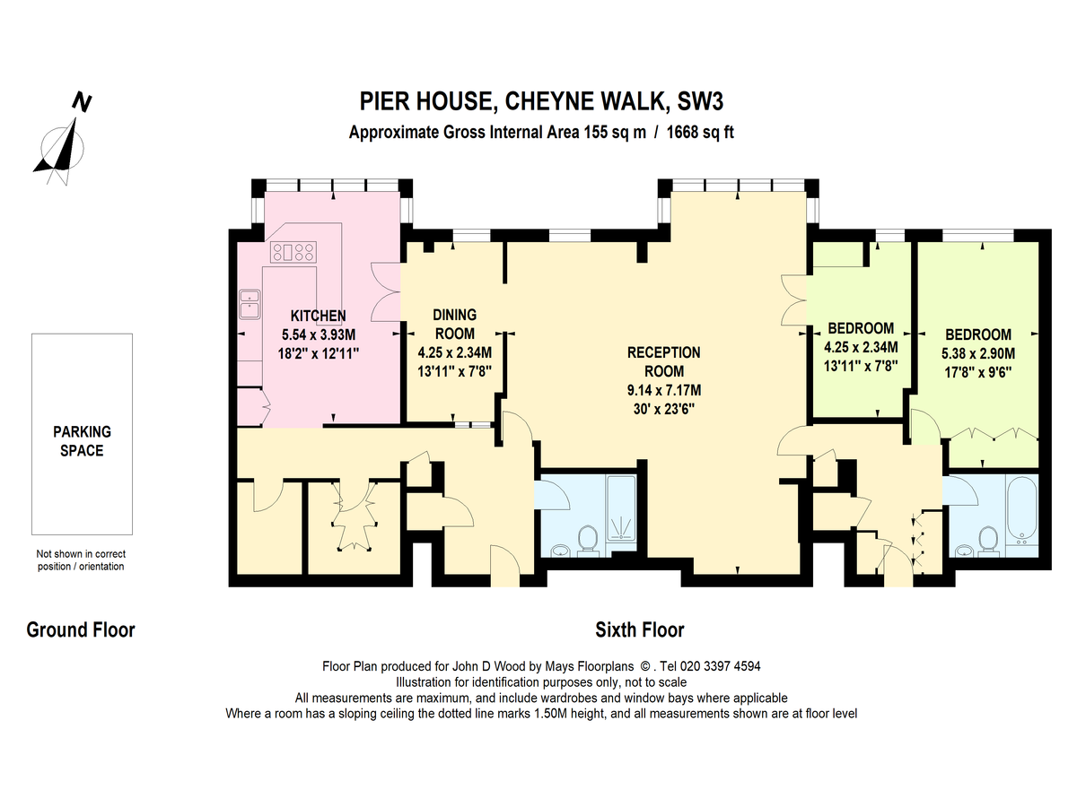 Квартира в Лондоне, Великобритания, 155 м² - фото 13