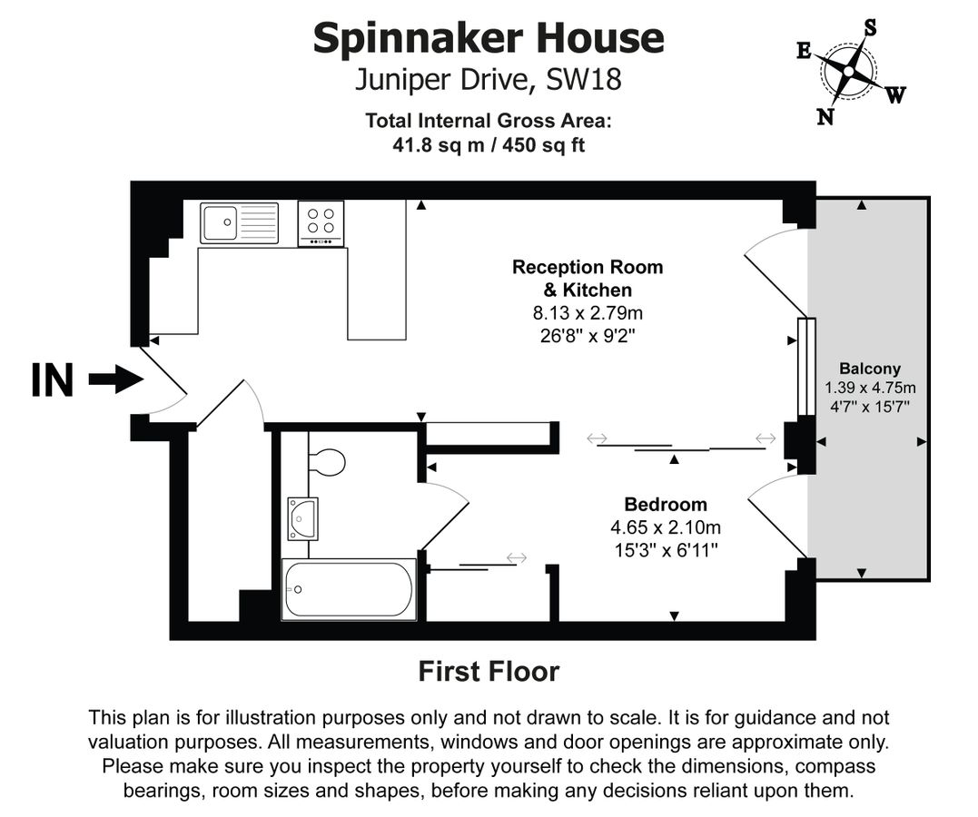 Квартира в Лондоне, Великобритания, 42 м² - фото 15