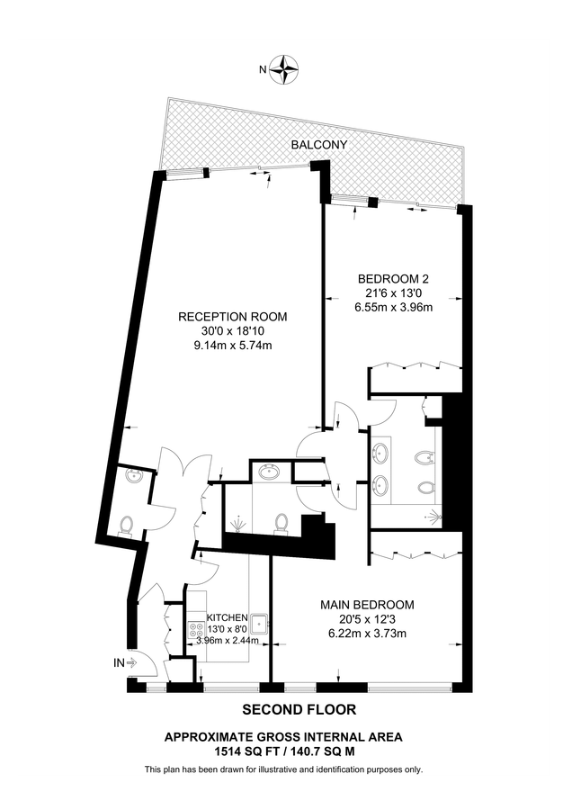 Квартира в Лондоне, Великобритания, 141 м² - фото 15