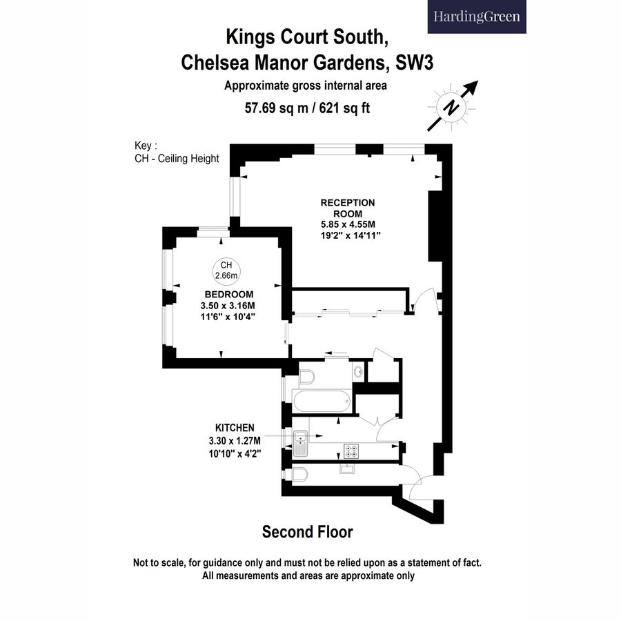 Квартира в Лондоне, Великобритания, 58 м² - фото 15