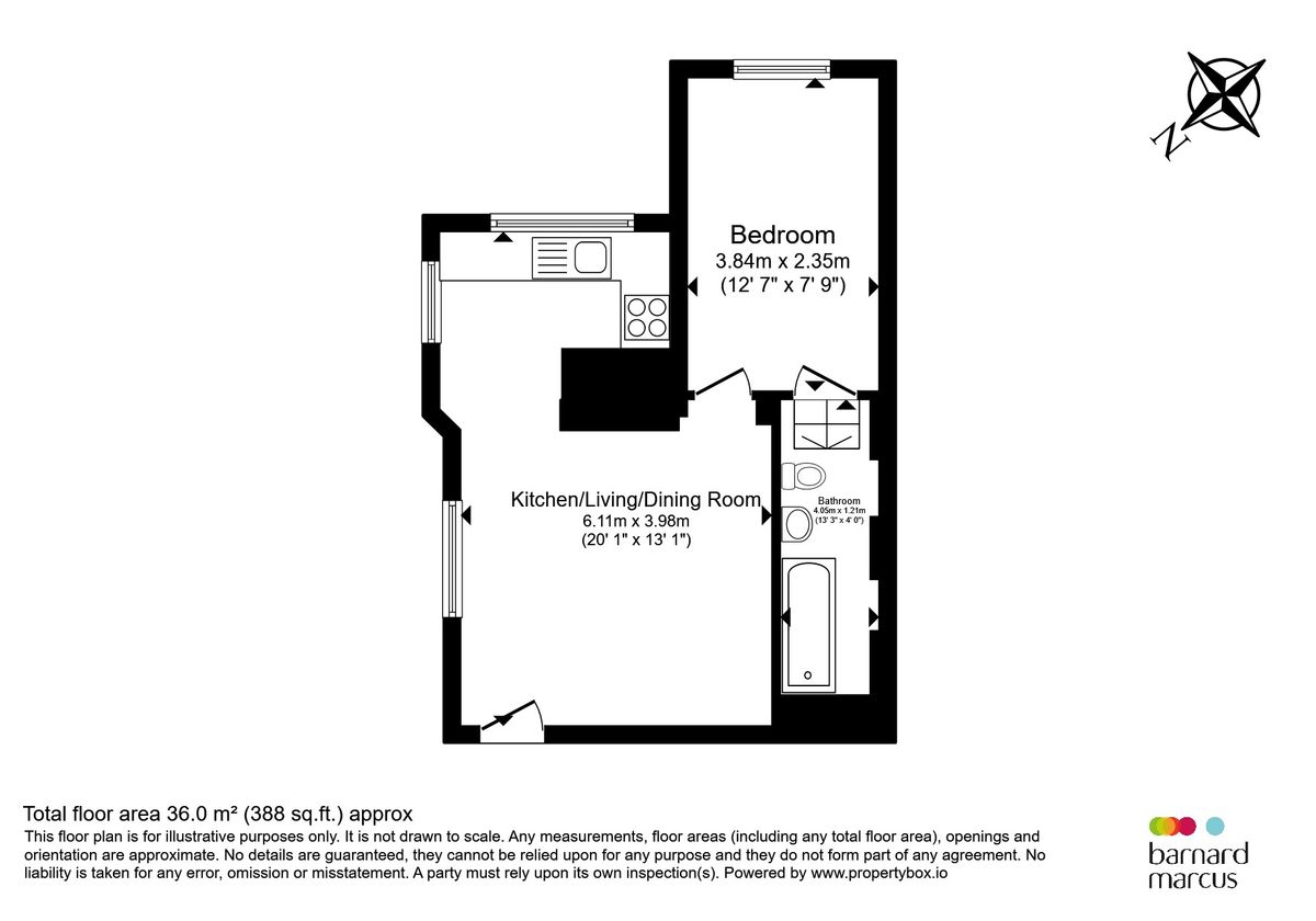 Квартира в Лондоне, Великобритания, 36 м² - фото 15