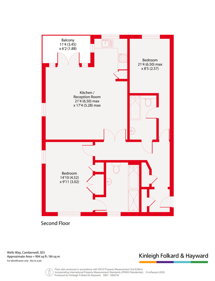 Квартира в Лондоне, Великобритания, 84 м² - фото 15