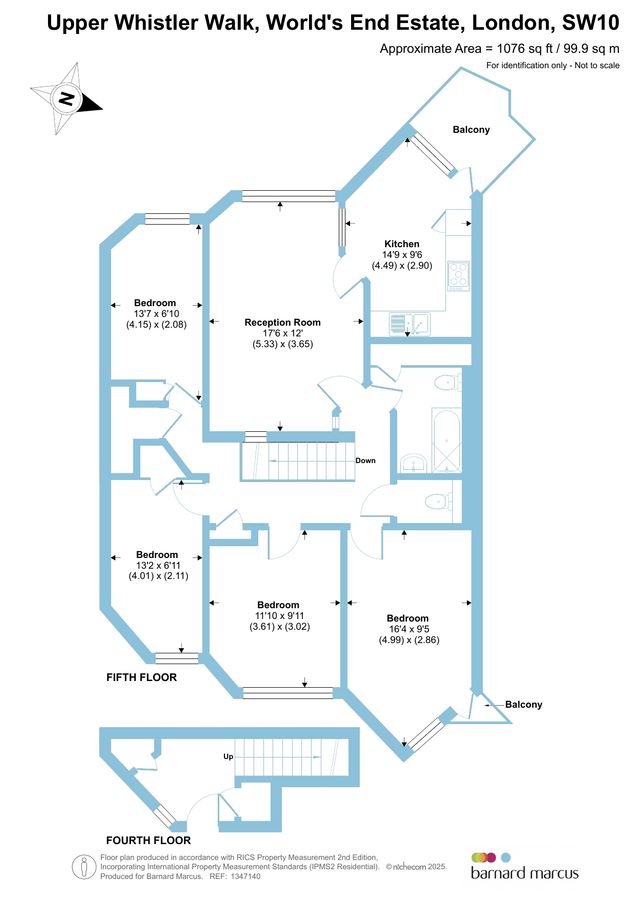 Квартира в Лондоне, Великобритания, 100 м² - фото 15