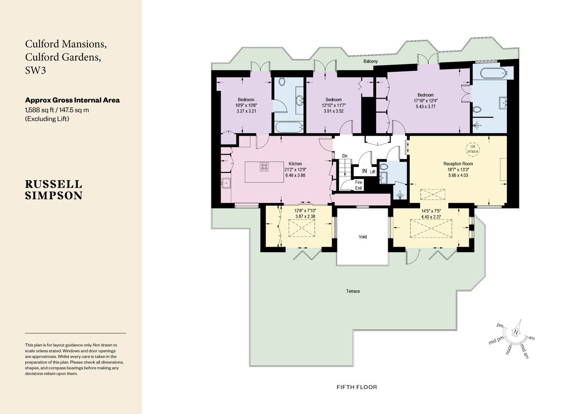 Квартира в Лондоне, Великобритания, 148 м² - фото 16