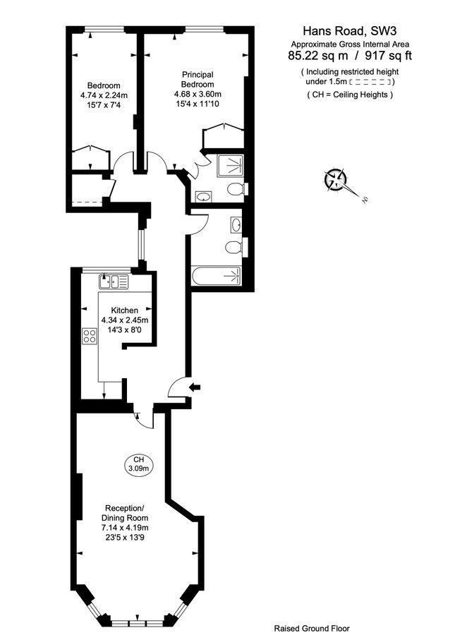 Квартира в Лондоне, Великобритания, 85 м² - фото 16