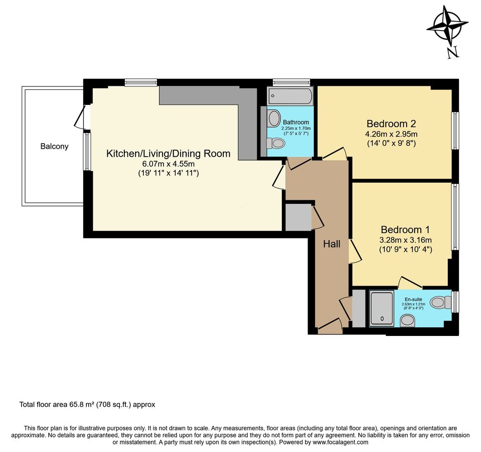 Квартира в Лондоне, Великобритания, 66 м² - фото 16
