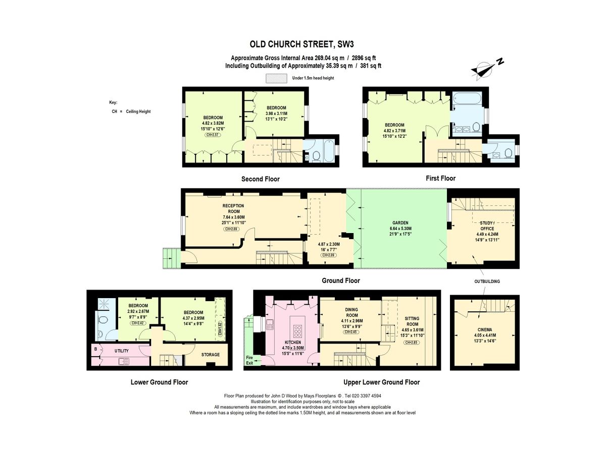 Квартира в Лондоне, Великобритания, 269 м² - фото 16