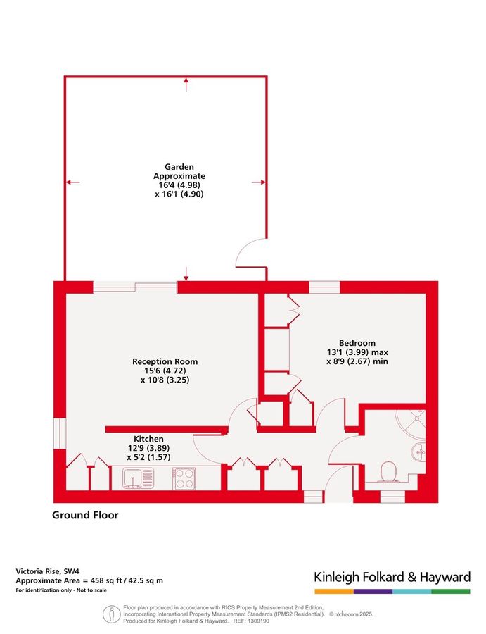 Квартира в Лондоне, Великобритания, 43 м² - фото 16