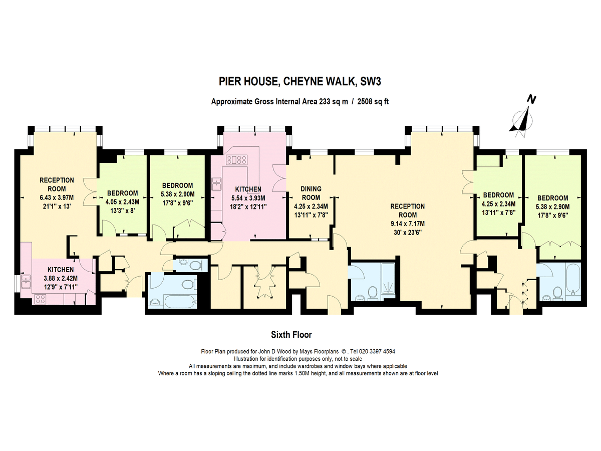 Квартира в Лондоне, Великобритания, 233 м² - фото 16