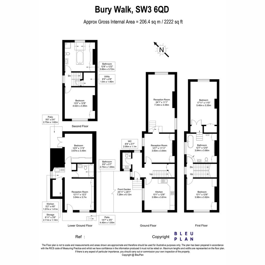 Квартира в Лондоне, Великобритания, 206 м² - фото 17