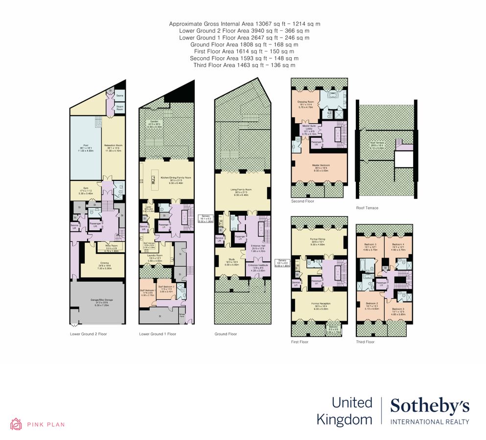 Квартира в Лондоне, Великобритания, 1 214 м² - фото 17
