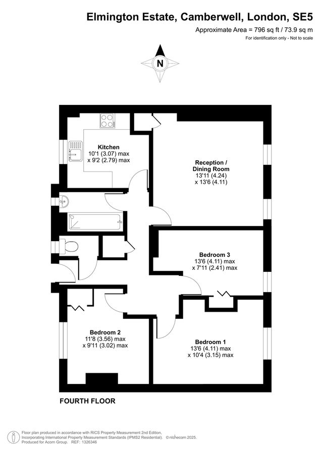 Квартира в Лондоне, Великобритания, 74 м² - фото 17