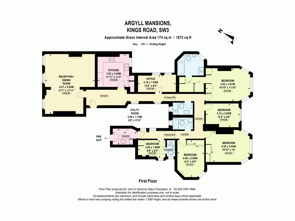 Квартира в Лондоне, Великобритания, 174 м² - фото 17