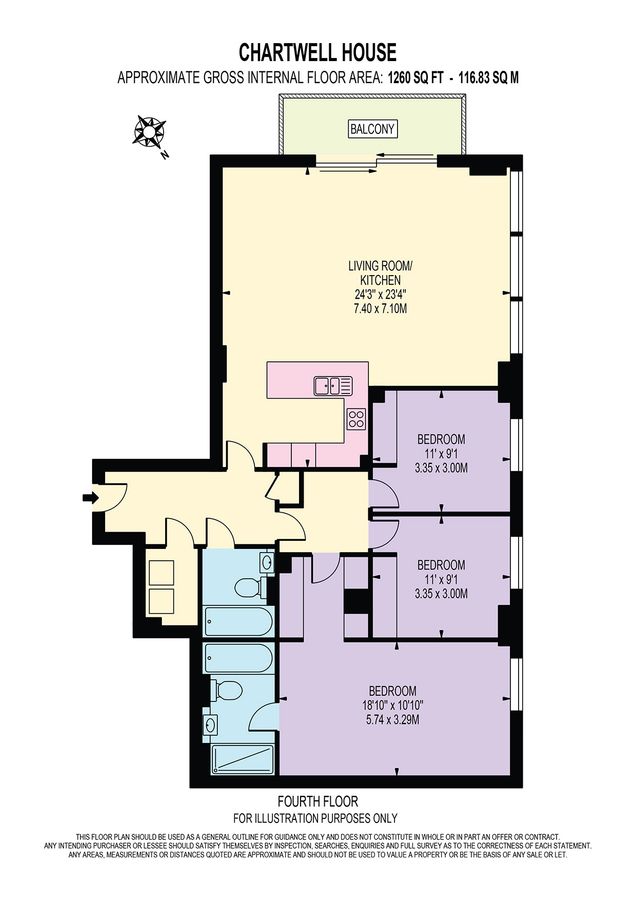 Квартира в Лондоне, Великобритания, 117 м² - фото 17