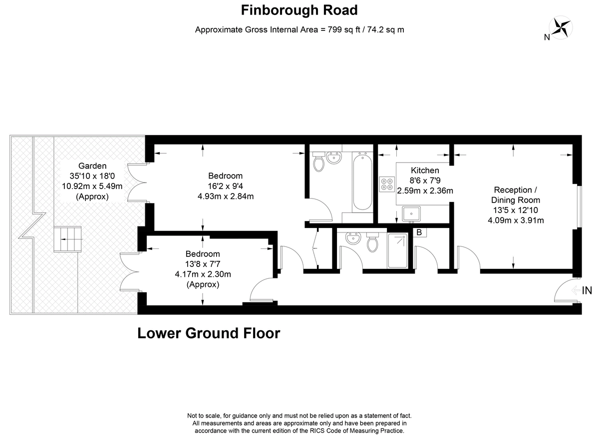 Квартира в Лондоне, Великобритания, 74 м² - фото 17