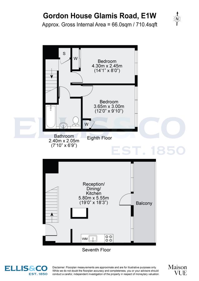 Квартира в Лондоне, Великобритания, 66 м² - фото 18