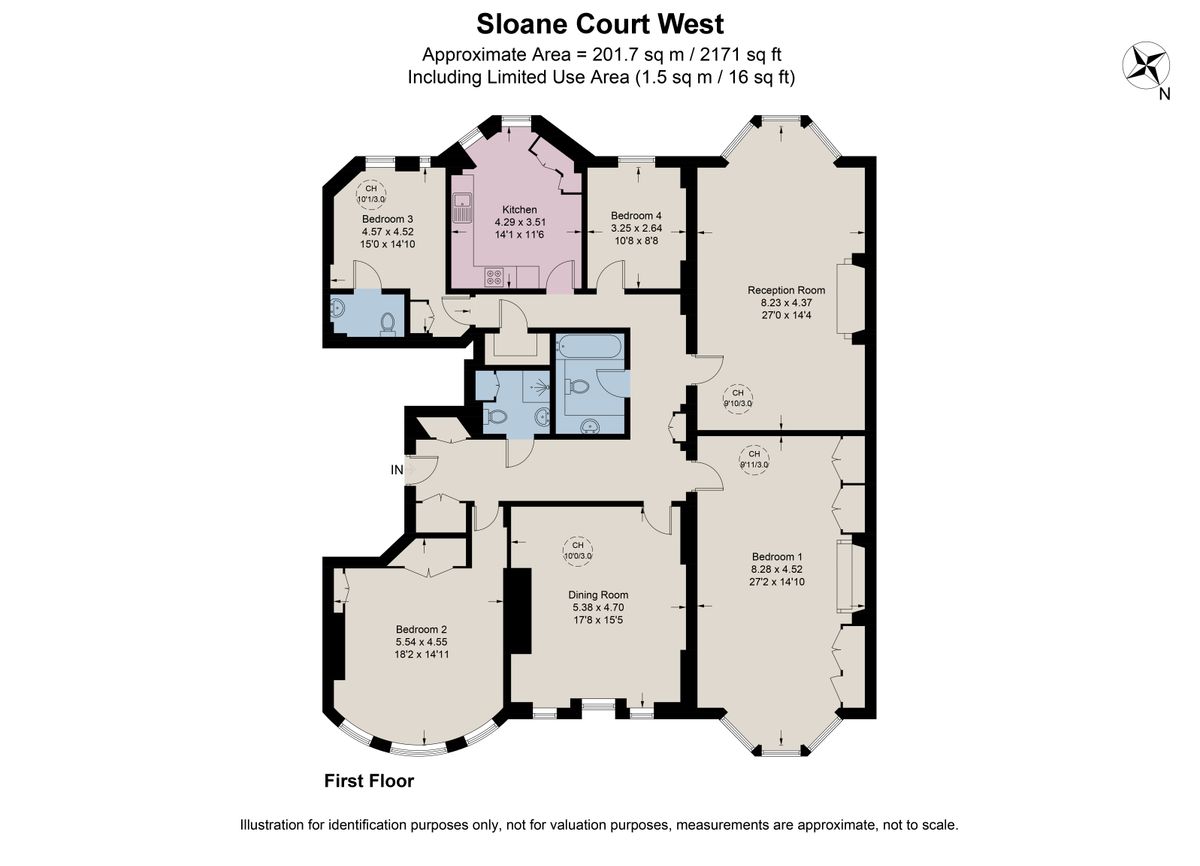 Квартира в Лондоне, Великобритания, 202 м² - фото 18