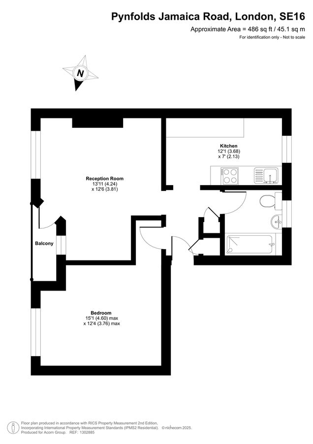 Квартира в Лондоне, Великобритания, 45 м² - фото 18
