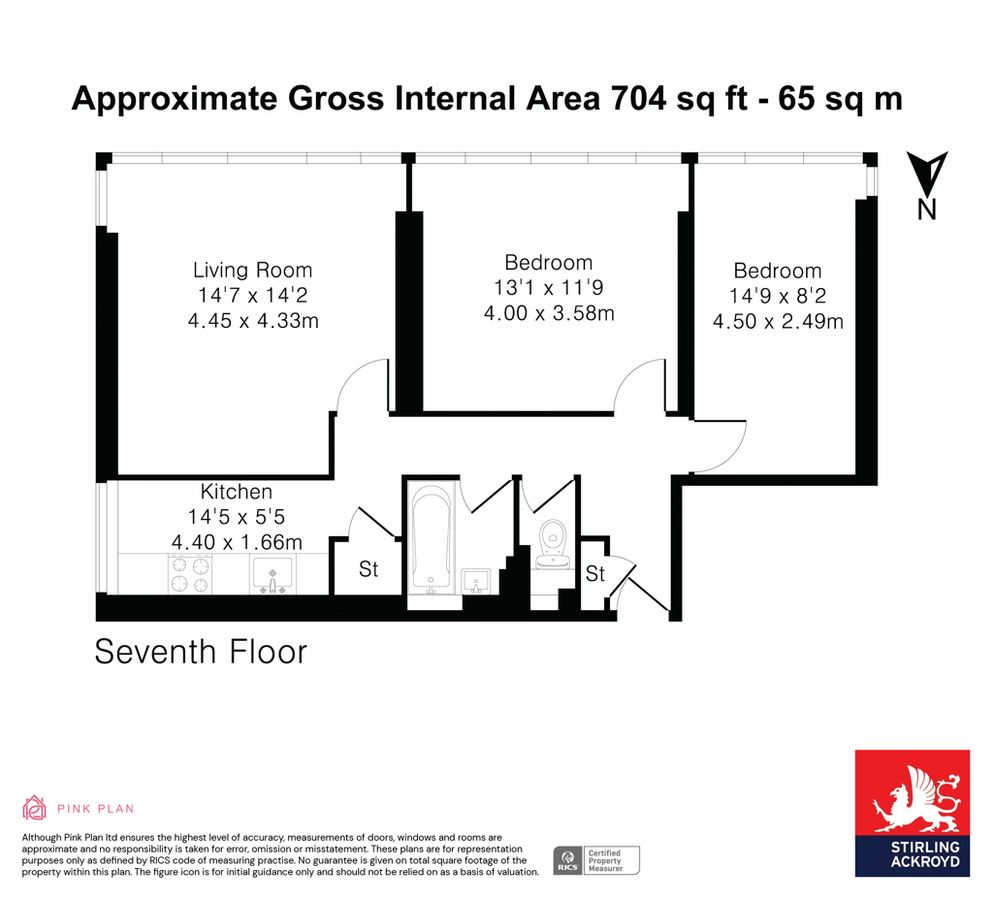 Квартира в Лондоне, Великобритания, 65 м² - фото 19