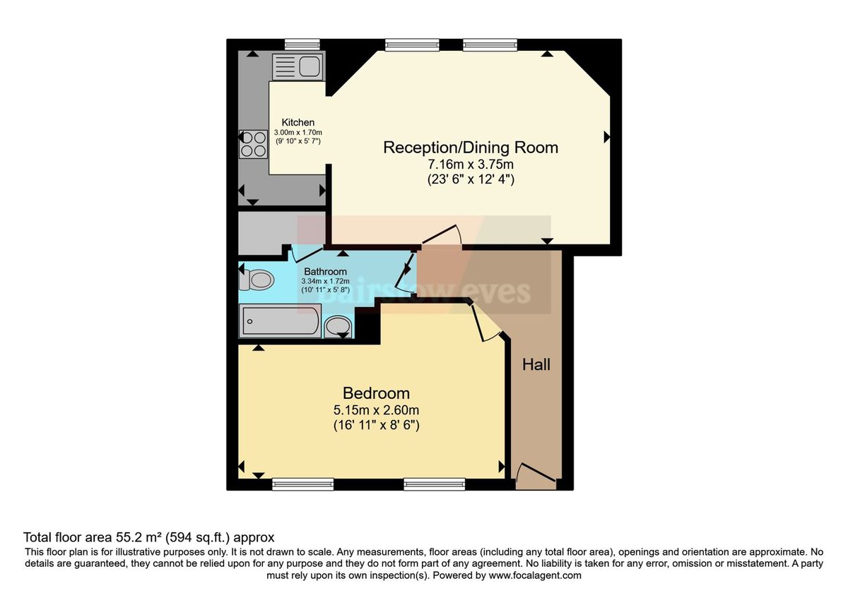 Квартира в Лондоне, Великобритания, 55 м² - фото 18