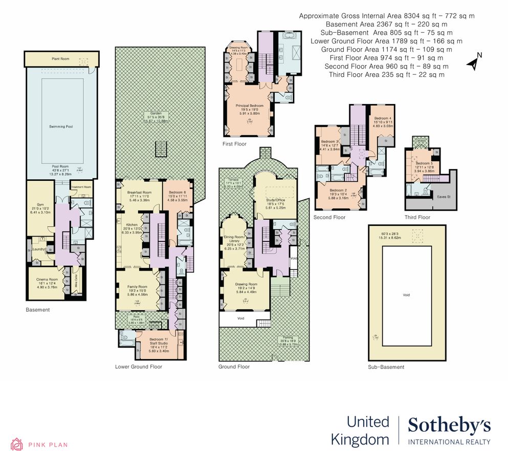 Квартира в Лондоне, Великобритания, 772 м² - фото 19